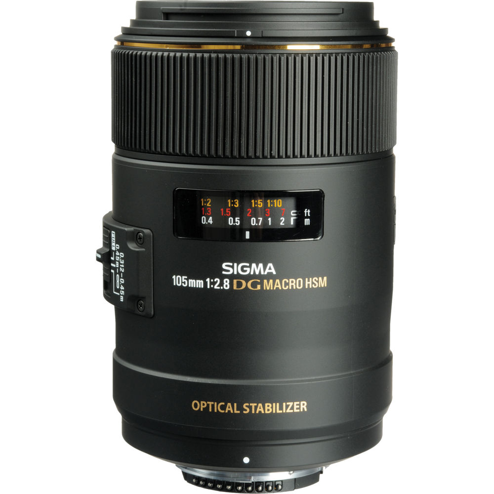 Sigma 105mm f/2.8 EX DG OS HSM Macro Lens for Nikon F - GP Pro