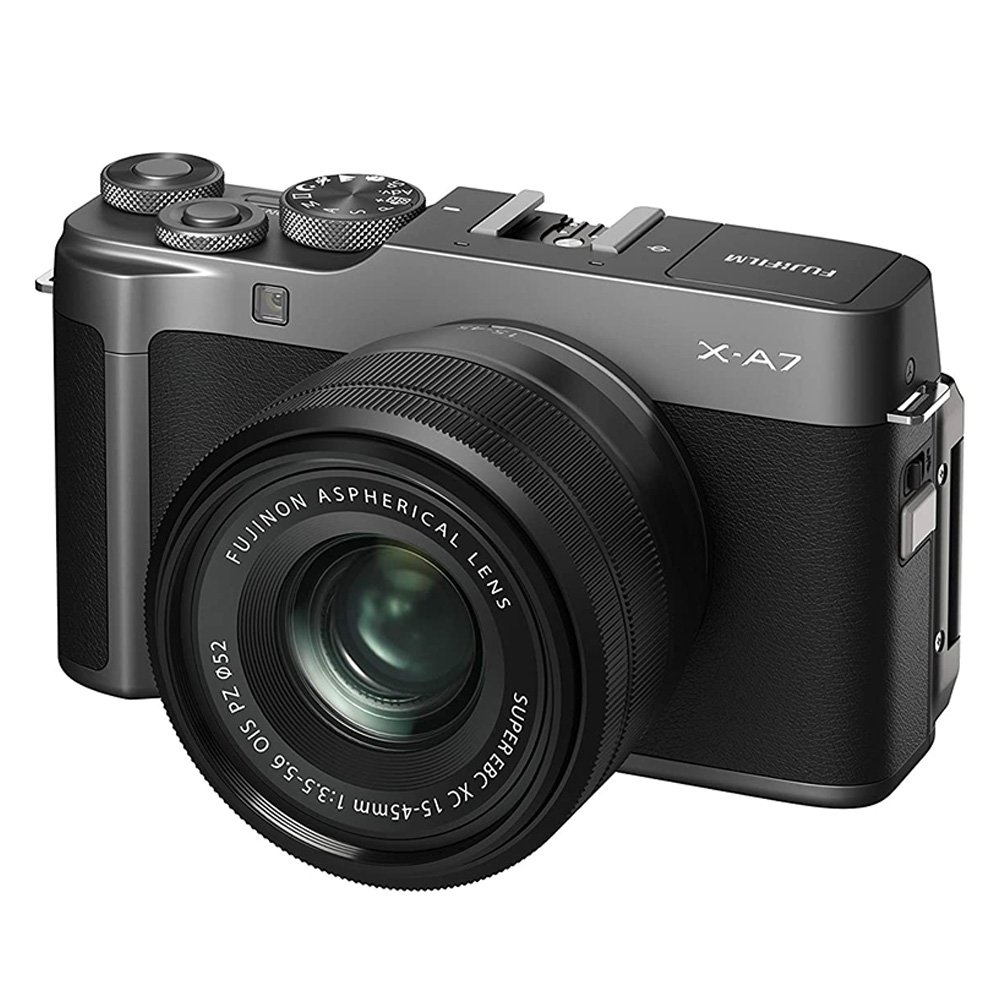 Fujifilm X-A7 Mirrorless Camera with 15-45mm Lens (Dark Silver) - GP Pro