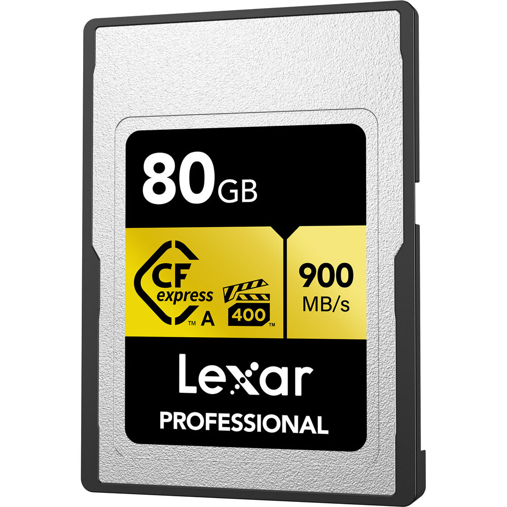 Lexar 80GB Professional CFexpress Type A Card GOLD Series GP Pro