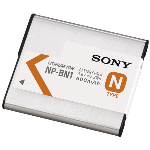Sony NP-BN1 Rechargeable Lithium-ion Battery Pack (3.6V, 600mAh) Sony NP-BN1 Rechargeable Lithium-ion Battery Pack (3.6V, 600mAh)