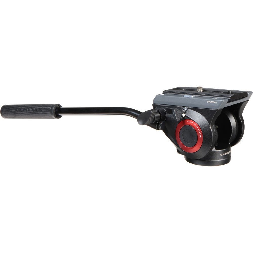 Manfrotto MVH500AH Fluid Video Head with Flat Base - GP Pro
