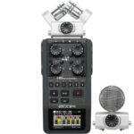 Zoom H6 6-Input / 6-Track Portable Handy Recorder with Interchangeable Mic  Capsules