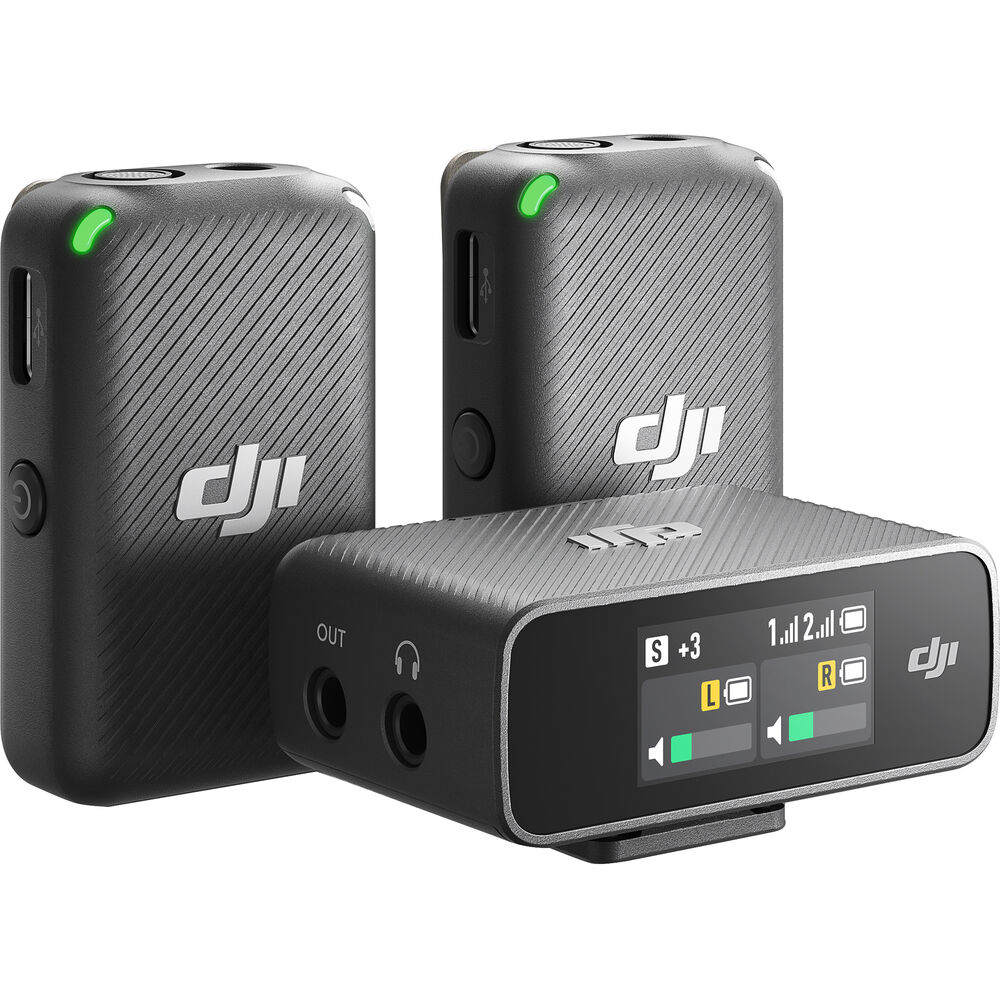 DJI Mic 2-Person Wireless Microphone For Camera & Smartphone