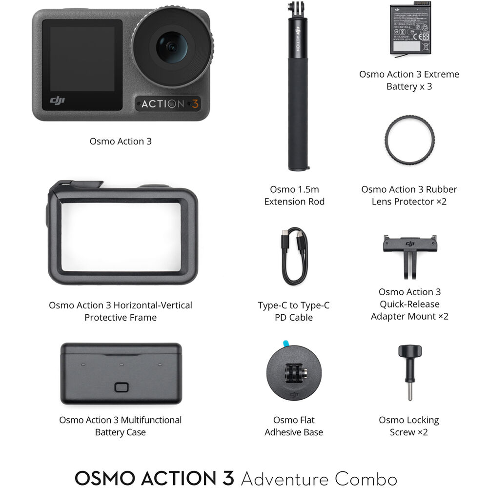 DJI Osmo Action Camera Adventure Combo GP Pro
