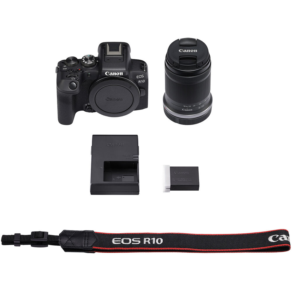 Canon EOS R10 24.2MP Mirrorless Camera (RF S 18-150 mm F/4.5-6.3