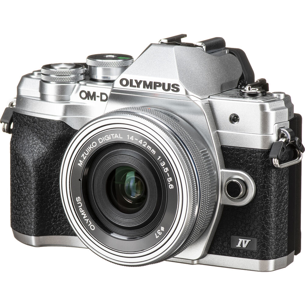 Olympus OM-D E-M10 Mark IV Mirrorless Camera with 14-42mm EZ 