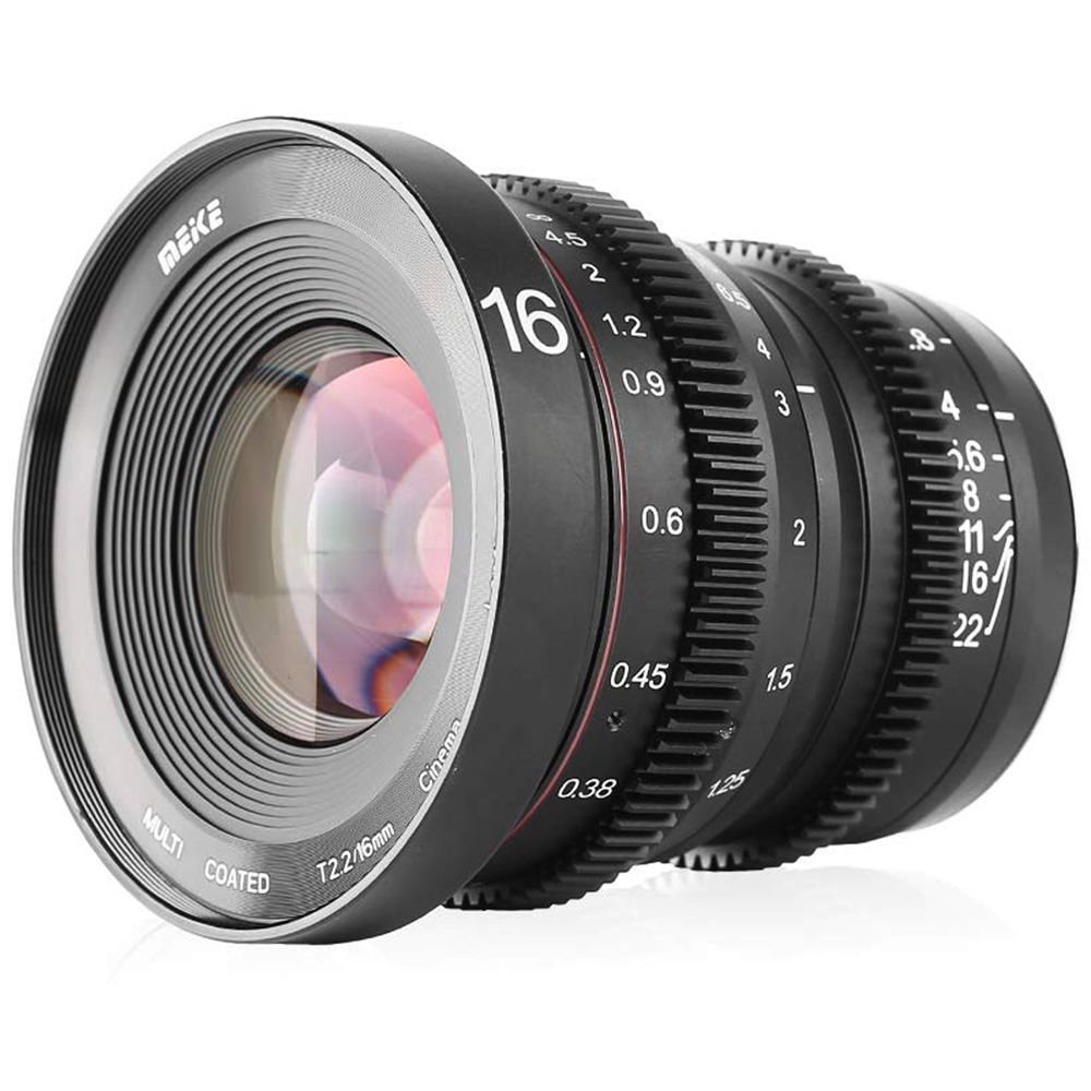 Meike 16mm T2.2 Manual Focus Wide Angle Cinema Lens (MFT Mount)