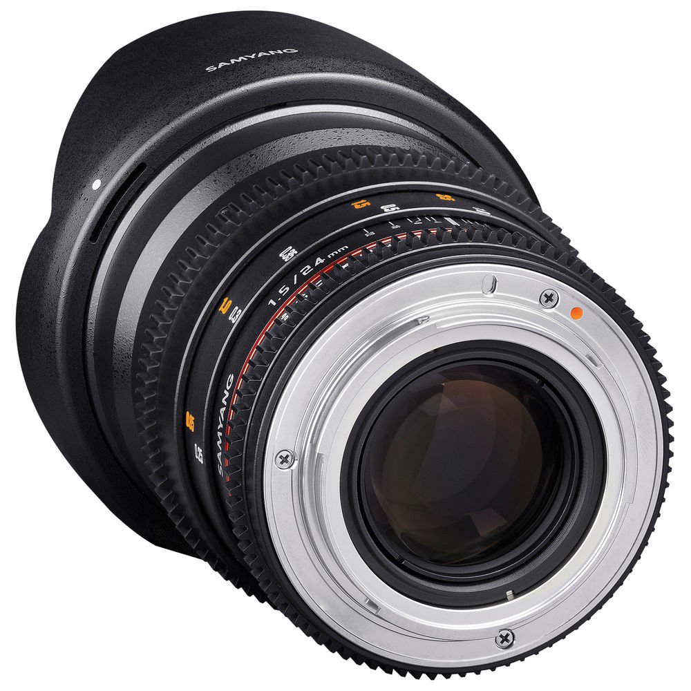 Samyang 24mm T1.5 VDSLRII Cine Lens for Micro Four Thirds Mount