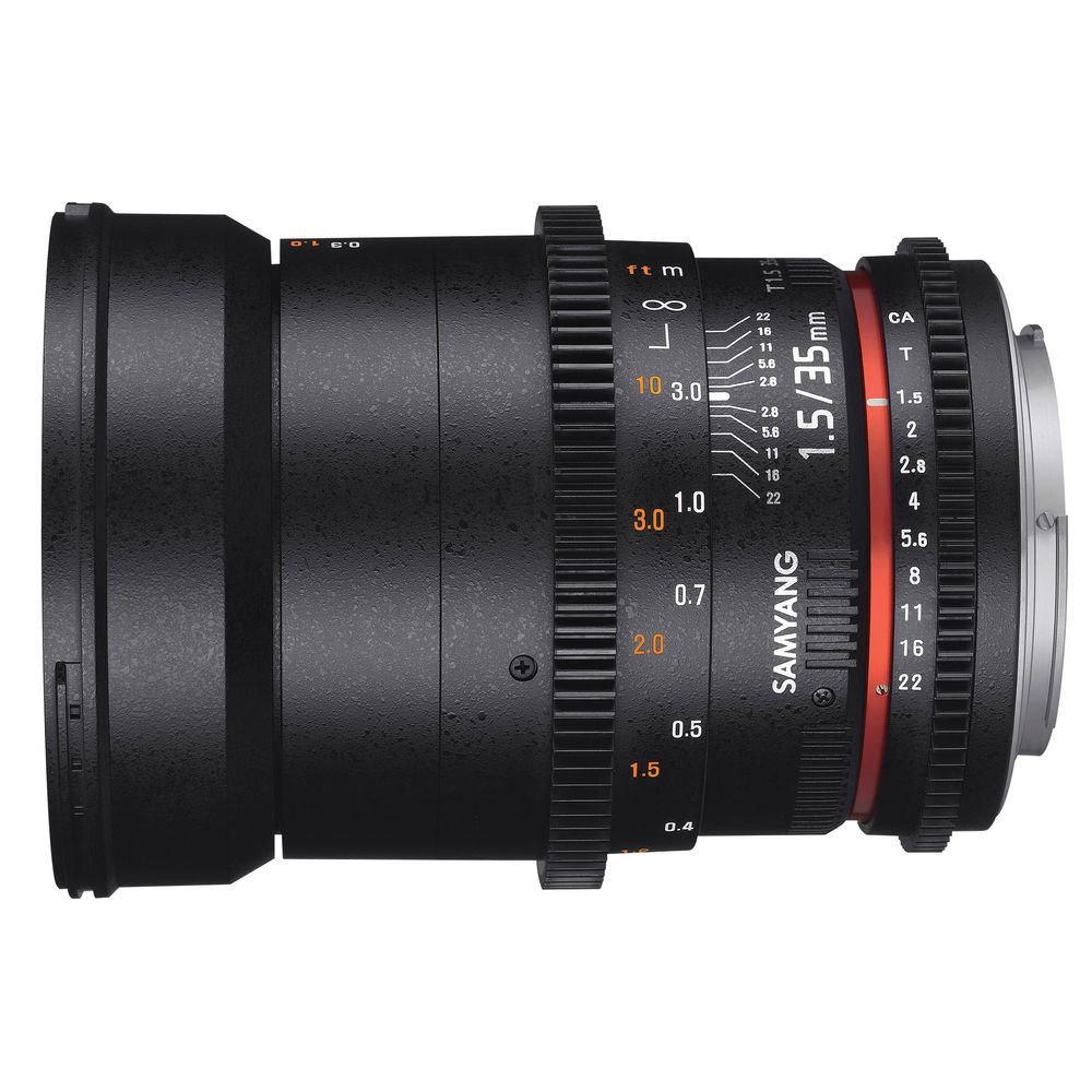 Samyang 35mm T1.5 VDSLRII Cine Lens for Nikon F Mount