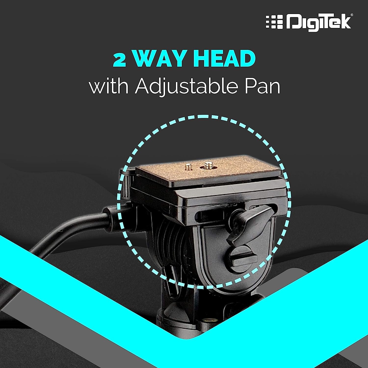 DIGITEK® (DTR 690 VD PRO) (208 CM) Lightweight Tripod