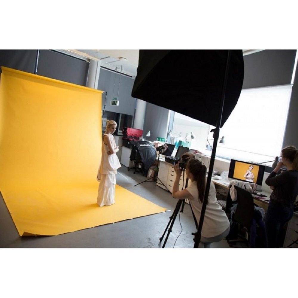 COLORAMA 2.72 X 11M BUTTER CUP PAPER PHOTOGRAPHY STUDIO BACKDROP
