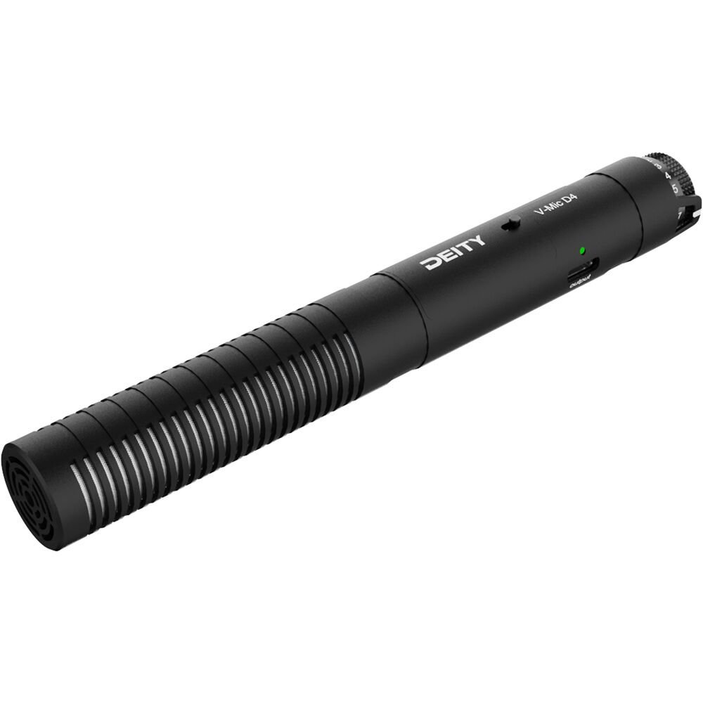 Deity Microphones V-Mic D4 Hybrid Analog/USB Camera-Mount Shotgun Microphone