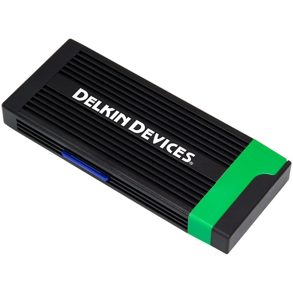 Delkin Devices USB 3.2 CFexpress Type B Card and SD UHS-II Memory Card ReaderDelkin Devices USB 3.2 CFexpress Type B Card and SD UHS-II Memory Card Reader