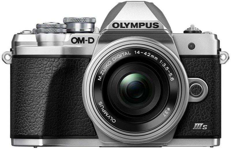 EM-10 Olympus OMD-EM-10-Mark-III-S Mirrorless Digital Camera with Lens 14-42mm (Silver)