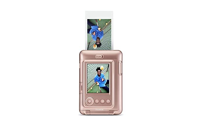Fujifilm Instax Mini LiPlay Hybrid Instant Camera (Blush Gold)