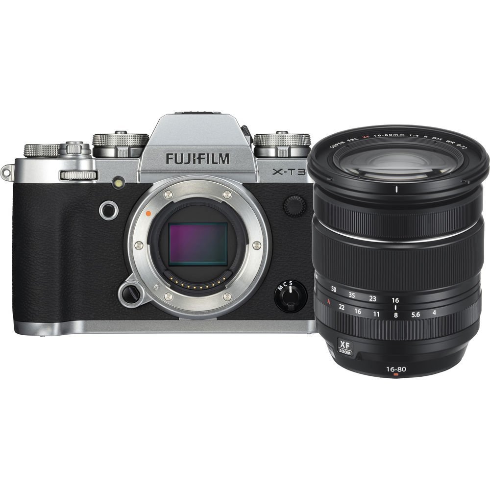 FUJIFILMX TMirrorlessDigitalCamerawith mmLensKit(Silver)