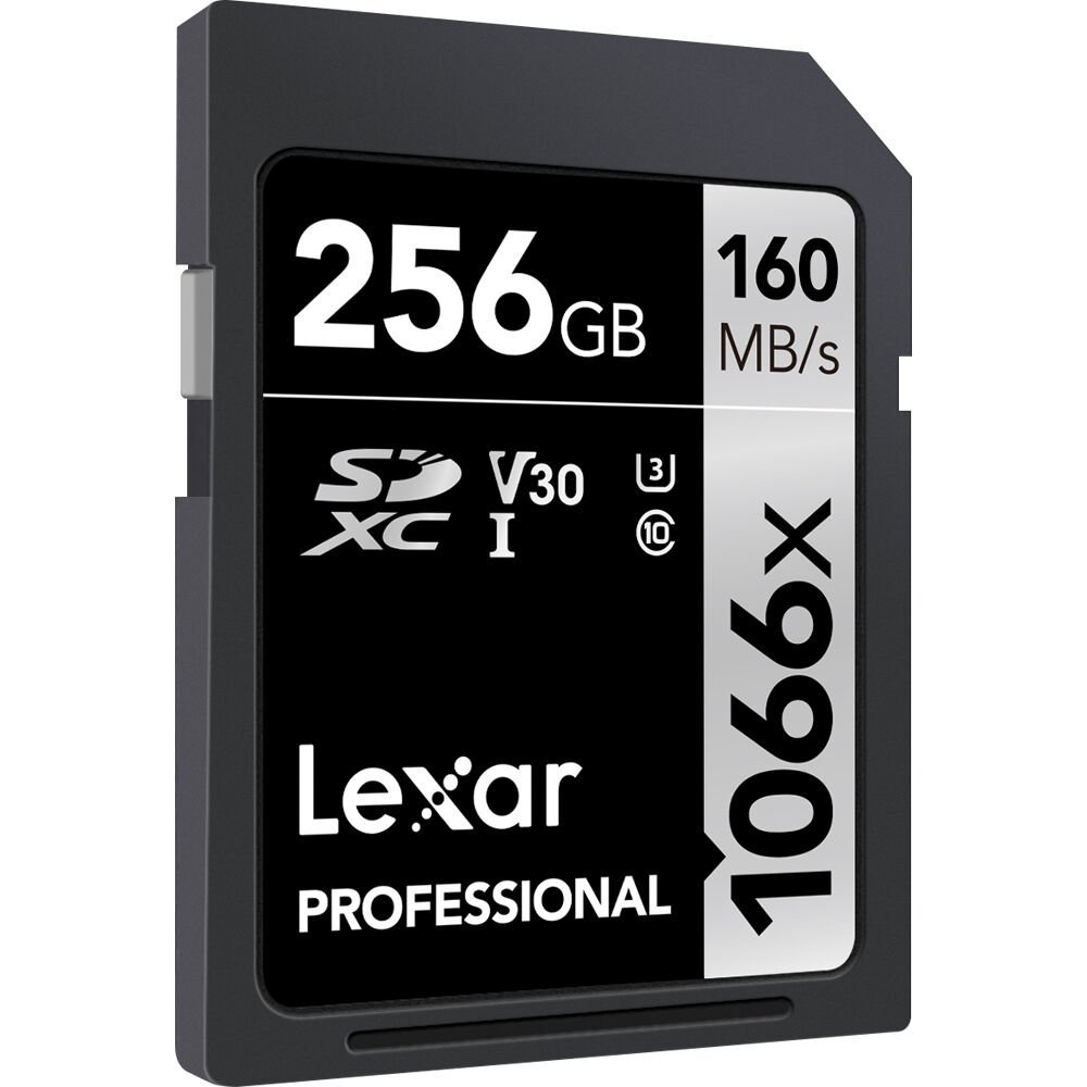 Lexar 256GB Professional 1066x UHS-I SDXC Memory Card (SILVER Series)