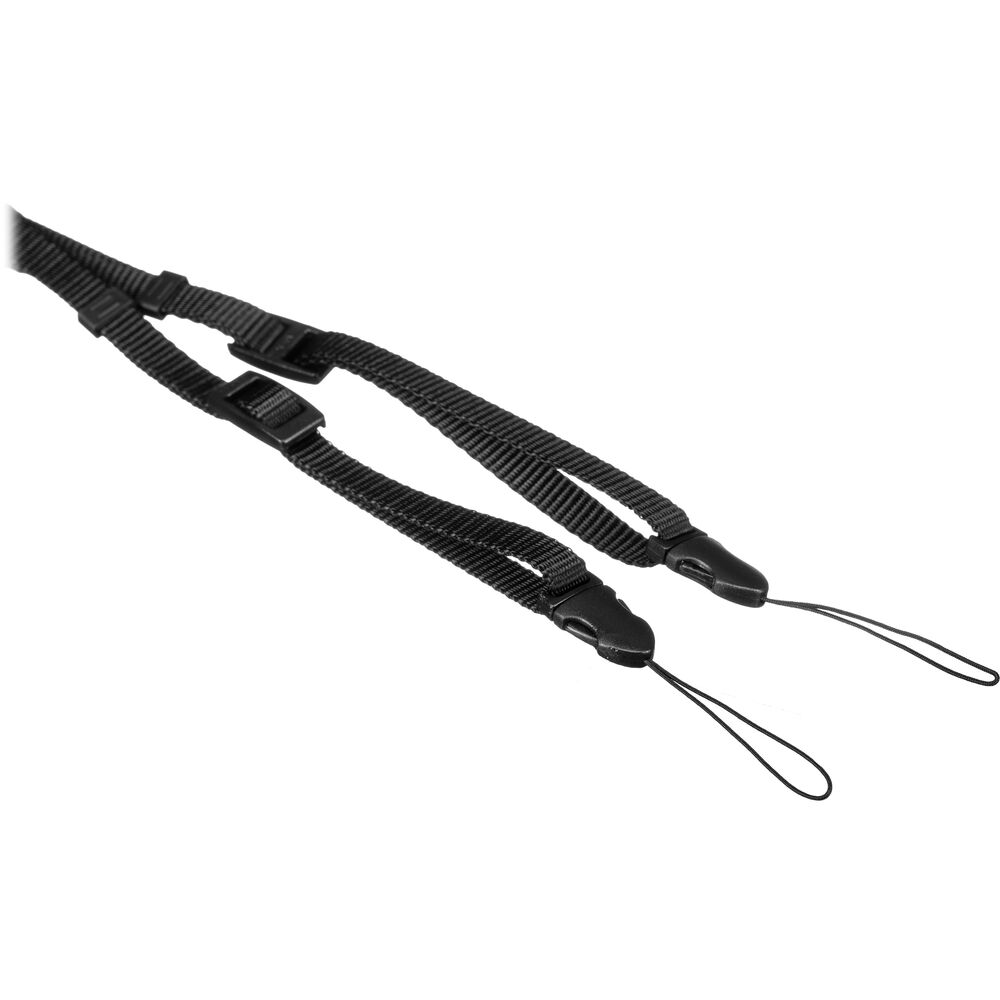 Ricoh GS-3 Two-Point Leather Neck Strap with GR Logo (Black)