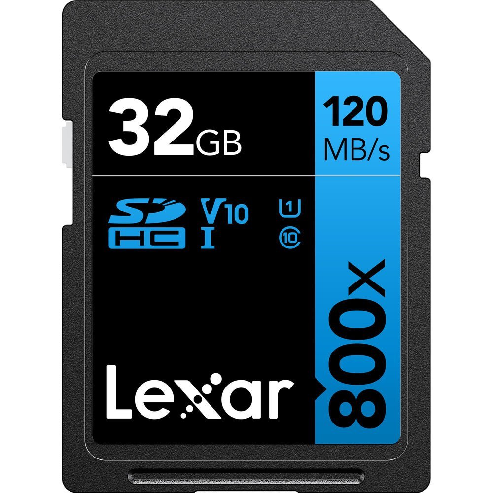 Lexar 32GB High-Performance 800x UHS-I SDHC Memory Card