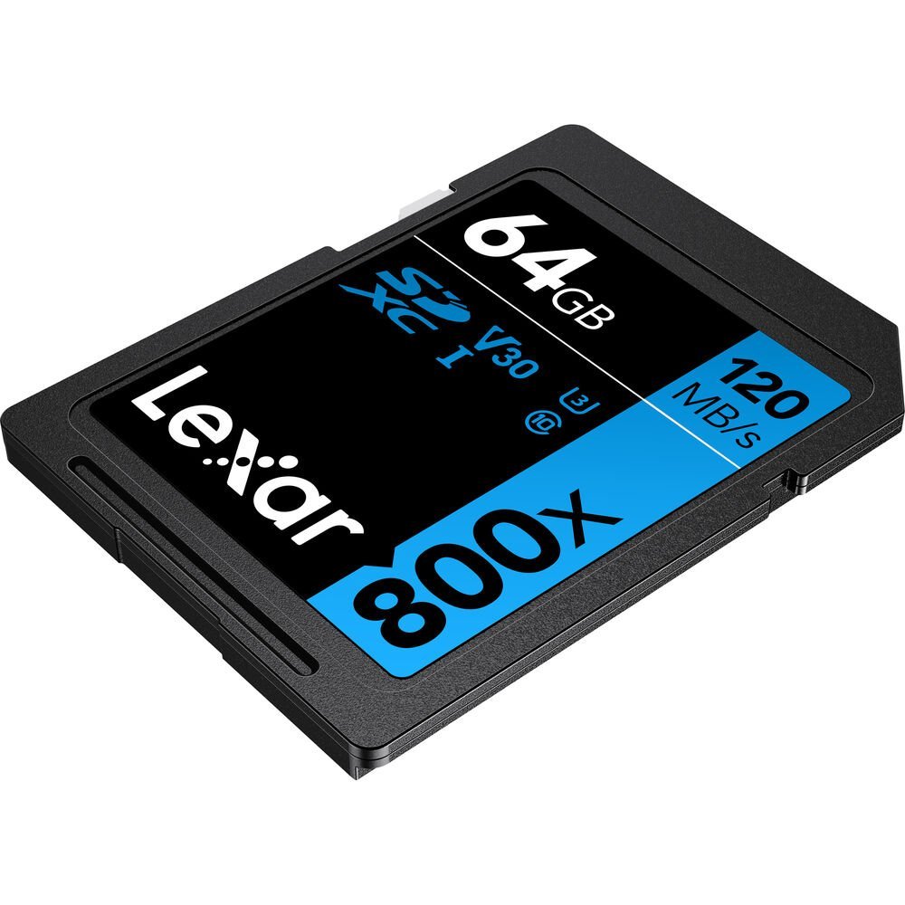 Lexar 64GB High-Performance 800x UHS-I SDXC Memory Card