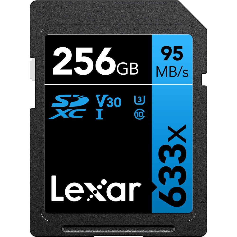 Lexar Pro SDXC 256 GB 633X C10