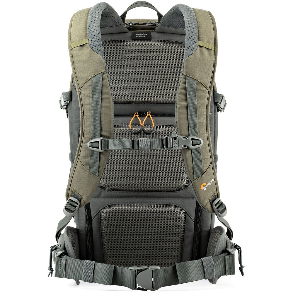 Lowepro Flipside Trek BP 450 AW Backpack (GrayDark Green) 3 Lowepro Flipside Trek BP 450 AW Backpack (Gray/Dark Green)