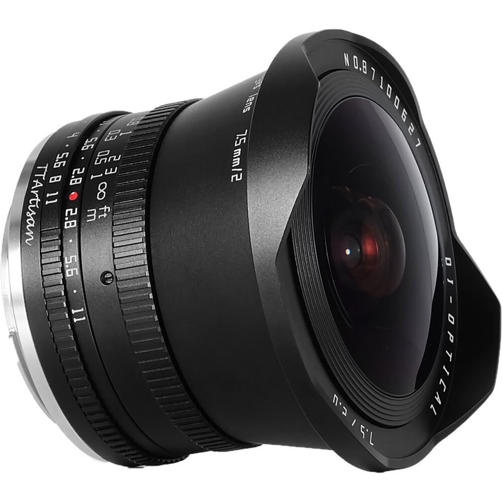 TTArtisan 7.5mm f/2 Fisheye Lens with ND1000 Filter for Canon EOS M