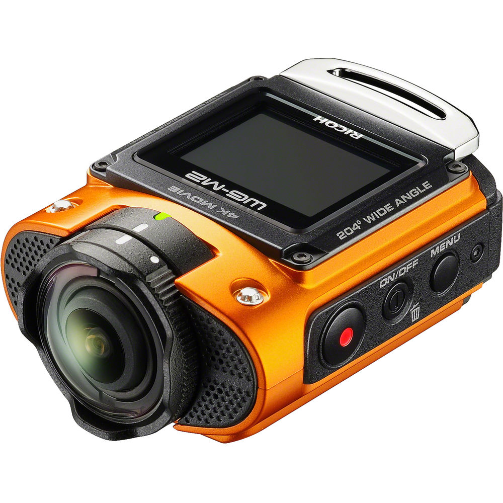 Ricoh WG-M2 Action Camera Kit (Orange)