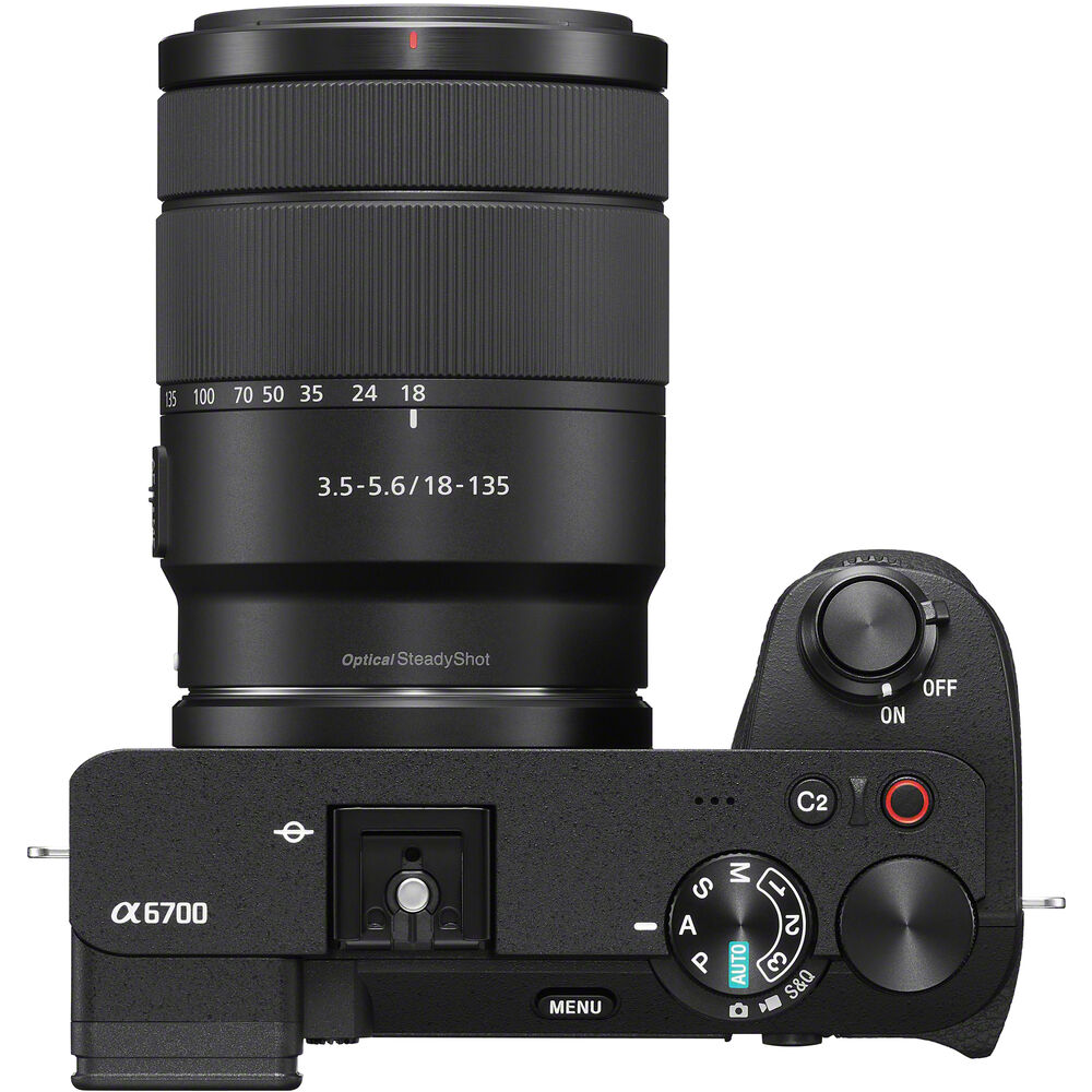 A670018135 3 Sony a6700 Mirrorless Camera with 18-135mm f/3.5-5.6 Lens