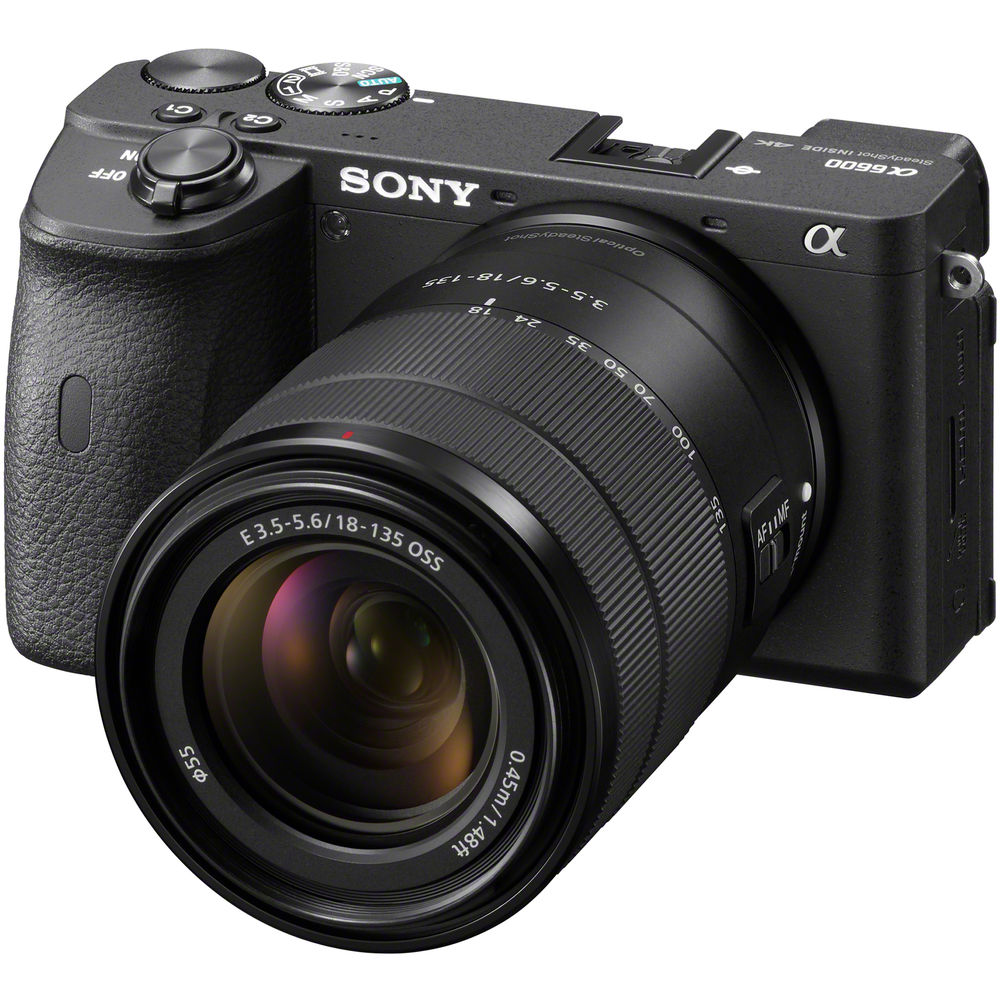 Sony a6600 Mirrorless Camera with 18-135mm f/3.5-5.6 Lens
