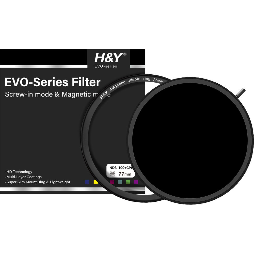H&Y Filters HD EVO-Series Variable ND3-1000 & CPL Filter Kit (67mm)