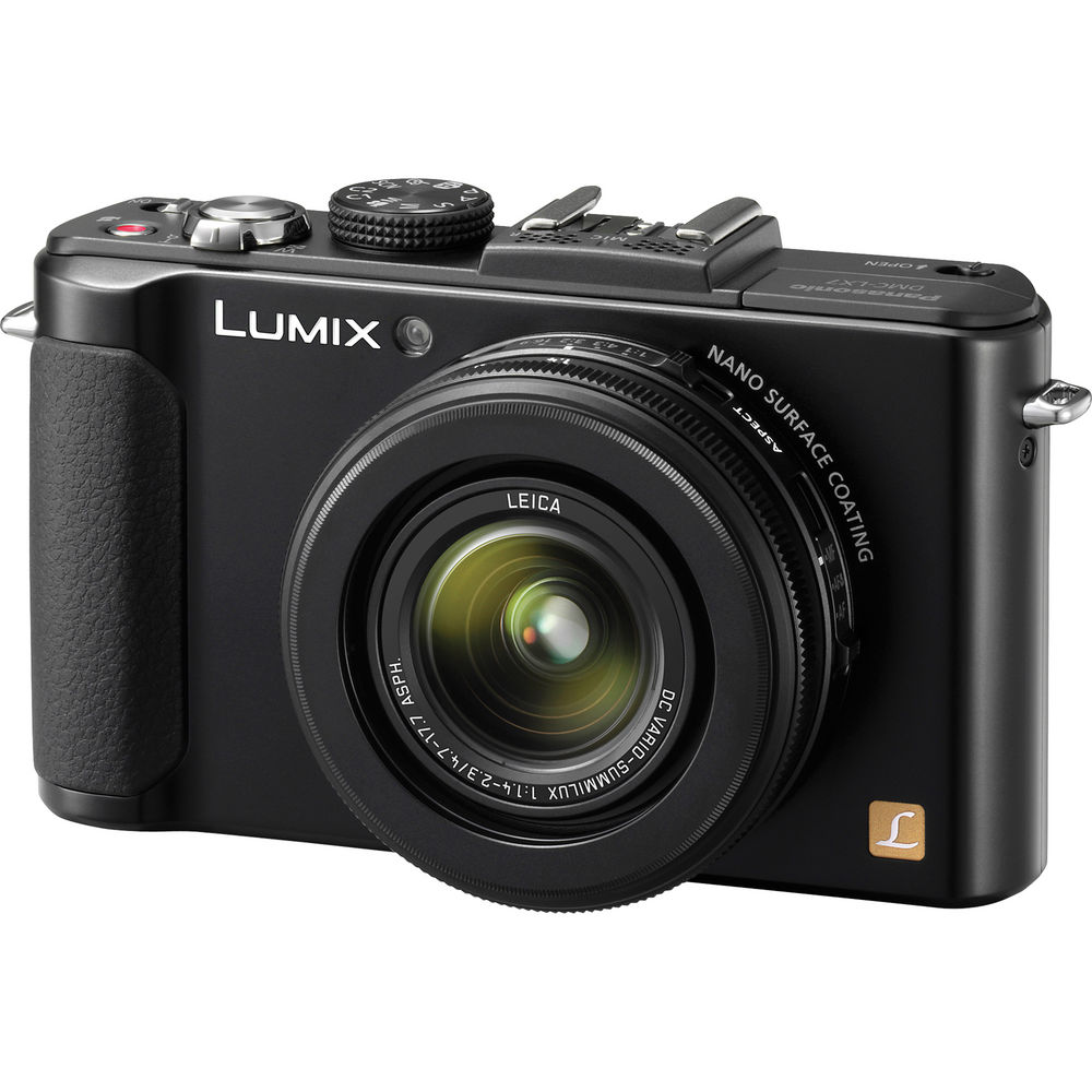 Panasonic Lumix DMC-LX7 Digital Camera (Black) - GP Pro