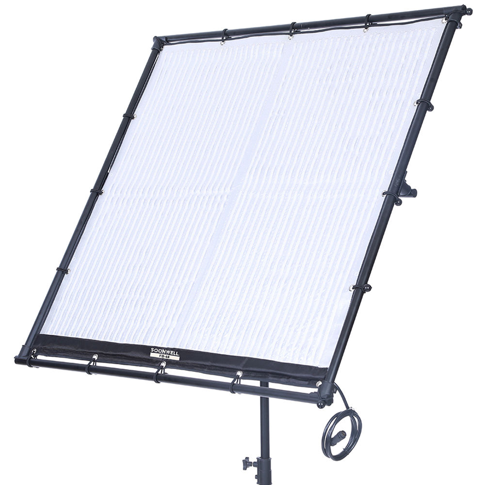 SOONWELL Flex Bi-Color LED Light Panel, 4x4', 600W Power Draw - Kit