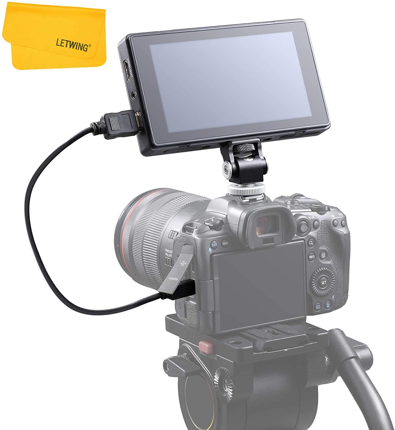 GM55 1 GODOX GM55 5.5" 4K HDMI Touchscreen On-Camera Monitor
