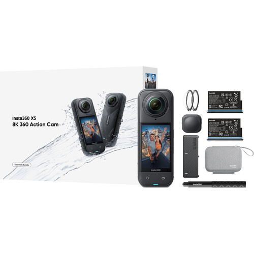 Insta360 X5 360 Action Camera Essentials Bundle