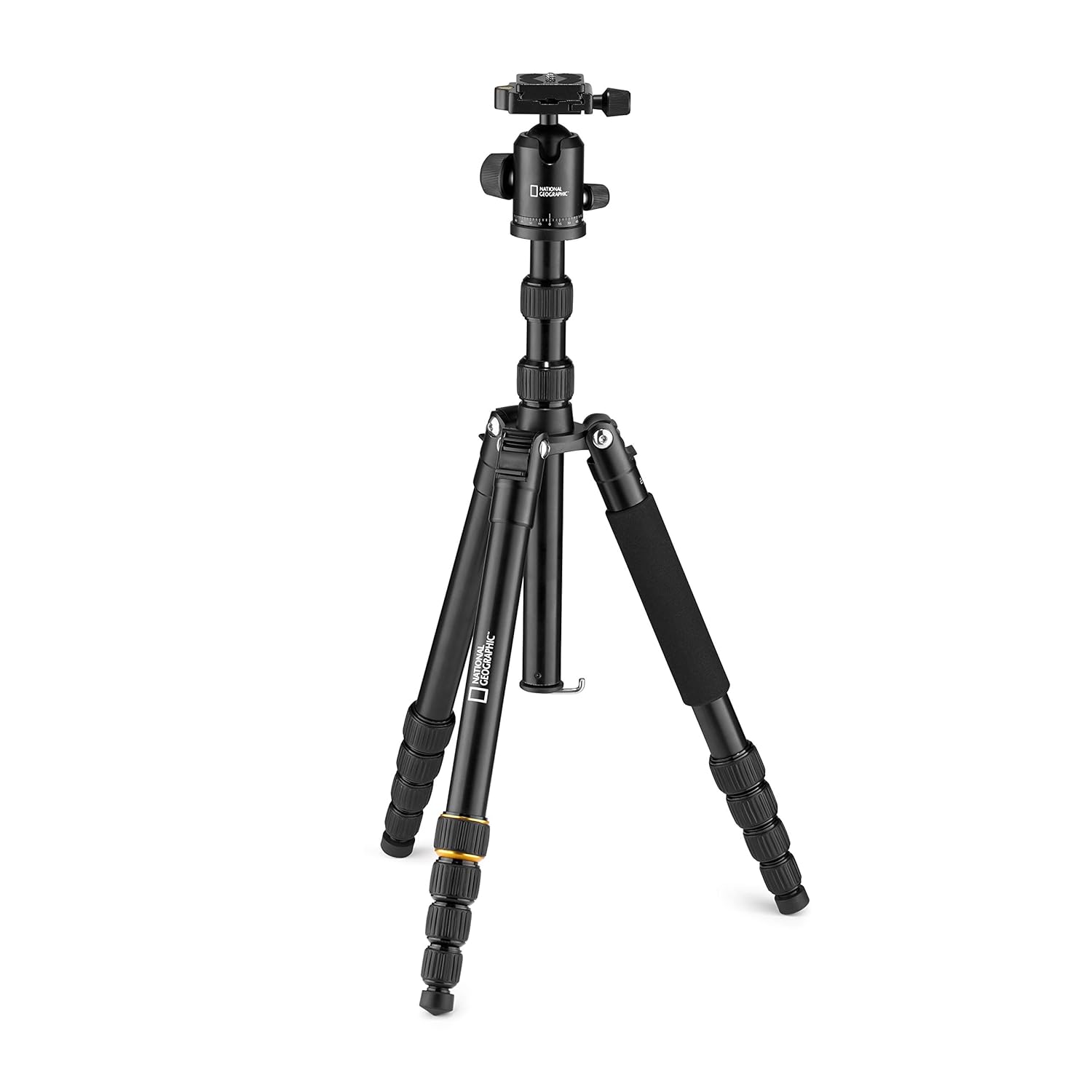 National Geographic NGTR002T Travel Photo Tripod Kit with Monopod, Aluminium, 5-Section Legs National Geographic NGTR002T Travel Photo Tripod Kit with Monopod, Aluminium, 5-Section Legs
