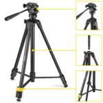 National Geographic NGHP004 Photo Tripod Kit with Monopod, Carrying Bag, 3-Way Head