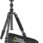 National Geographic (NGR004TCF) Travel Photo Tripod Kit with Monopod, Carbon Fibre, 5-Section Legs