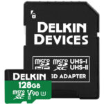 Delkin Devices 128GB POWER UHS-II microSDXC Memory Card with microSD Adapter