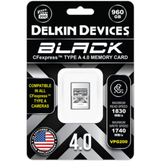 Delkin Devices 960GB BLACK CFexpress Type A 4.0 Memory Card