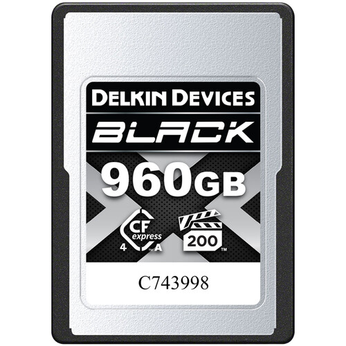 Delkin Devices 960GB BLACK CFexpress Type A