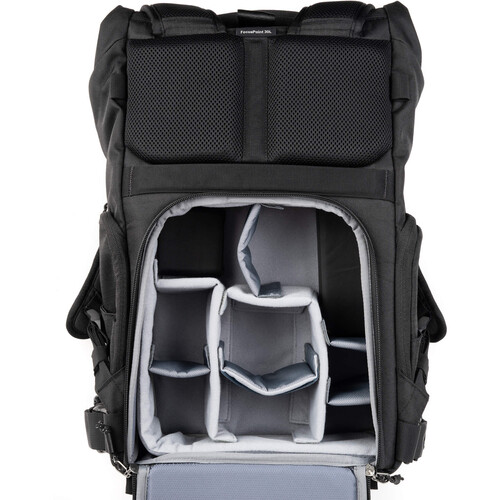 Think Tank Photo FocusPoint Rolltop Camera Backpack (Asphalt Black, 30 L)