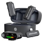Hollyland LARK MAX 2 Combo 2-Person Wireless Microphone System for Cameras and Mobile Devices (Space Gray, 2.4 GHz)