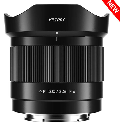 Viltrox AF 20mm f/2.8 Lens (Sony E, Black)