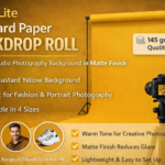 IndusLite Mustard Paper Backdrop Roll (INDL-04)