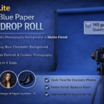 IndusLite Navy Blue Paper Backdrop Roll (INDL-03)