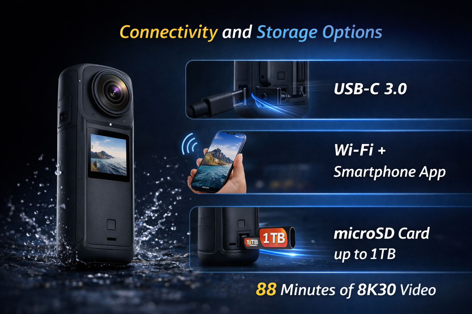 Insta360 X4 Air 360° Action Camera Standard Bundle (Black)
