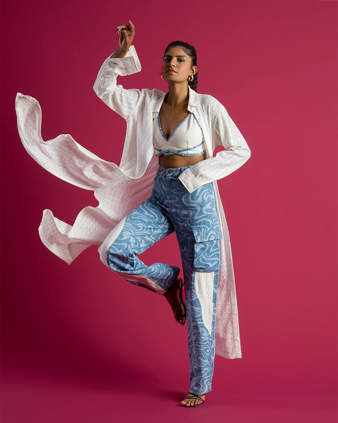 Indus Papers Studio Background – #027 Maroon