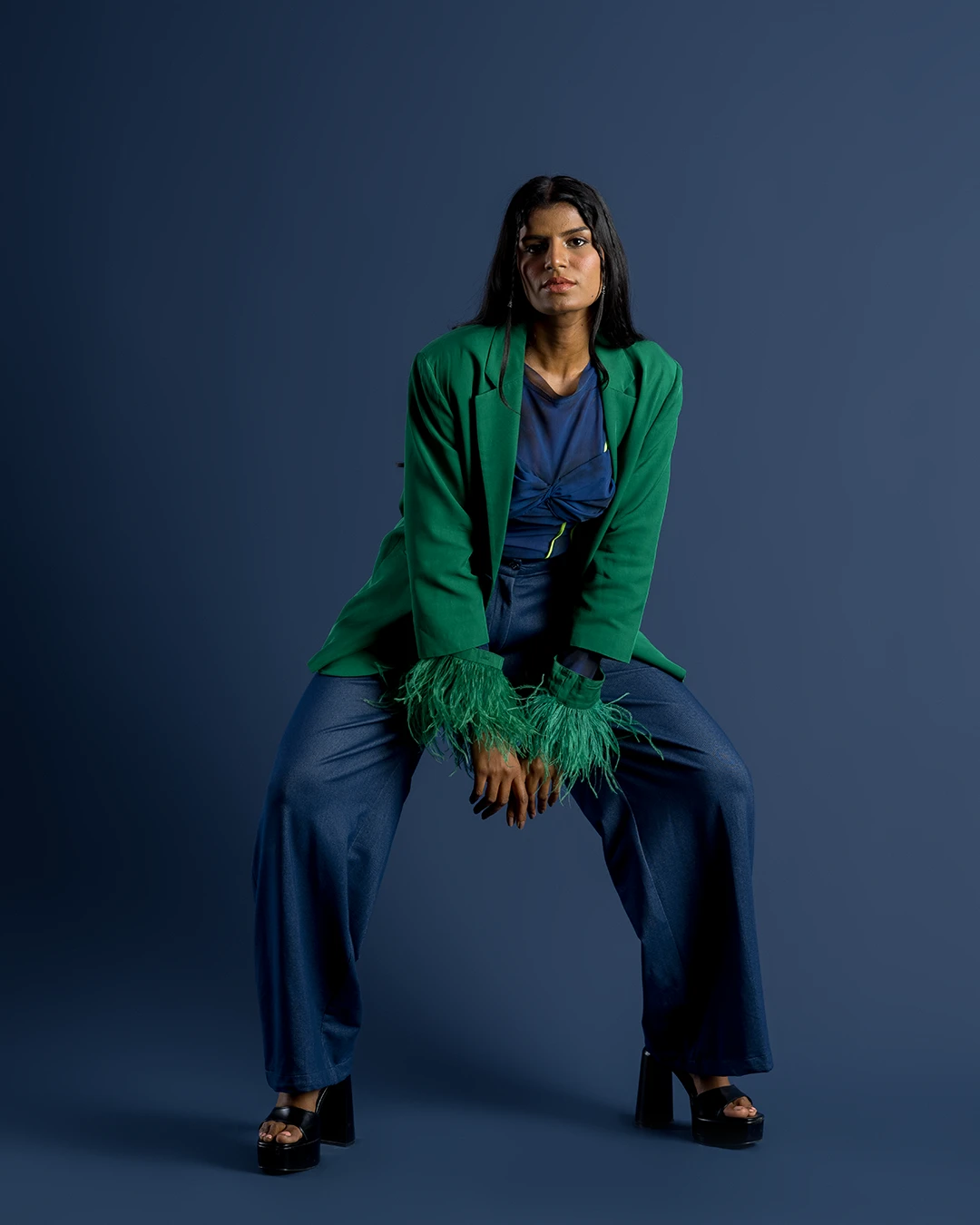 Indus Papers Studio Background – #001 Indigo