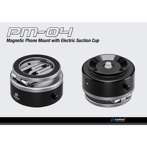 Leofoto Magnetic Phone Mount with Electric Suction Cup